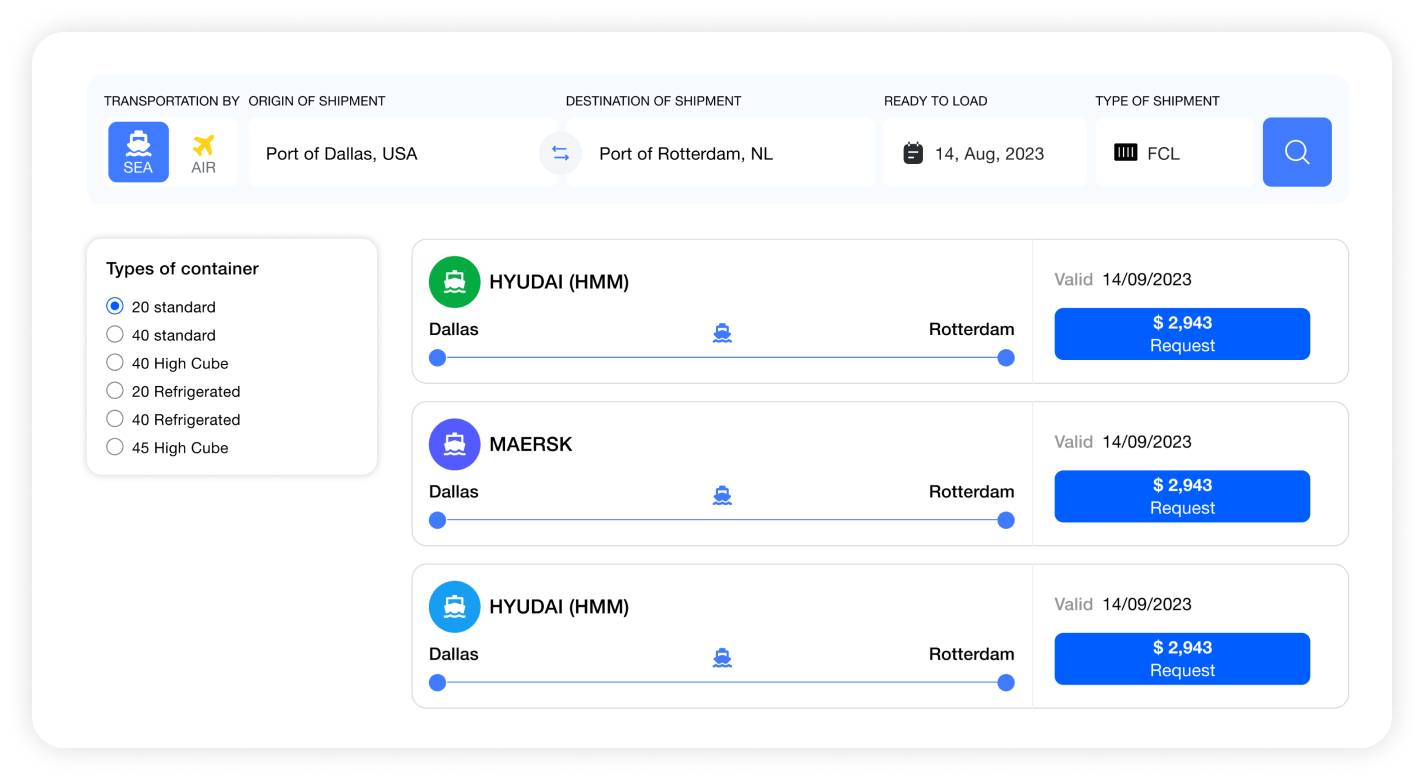 Quick Logistics Dashboard